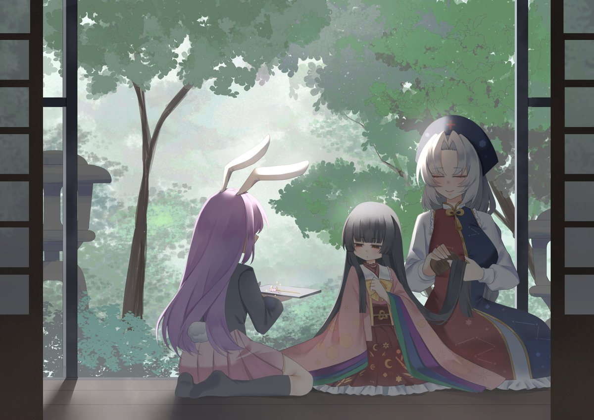 morning at Eientei 
#東方Project