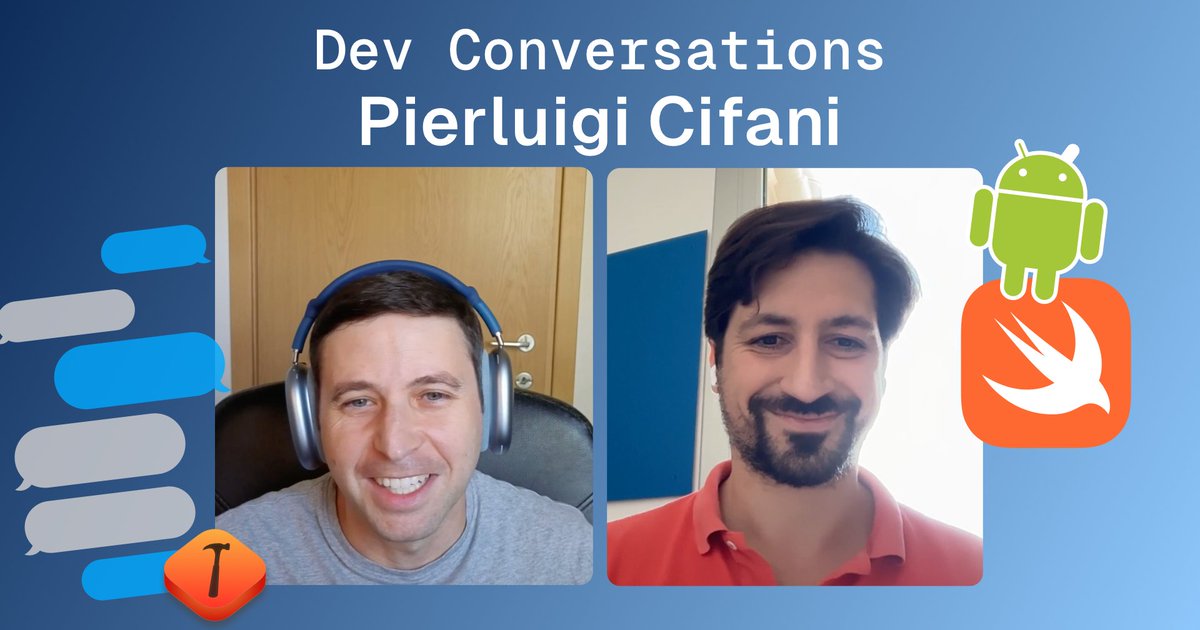SwiftToolkit's tweet image. In this month&apos;s Dev Conversations, @piercifani joins us to discuss Swift on Android - something he&apos;s been working on and shipping apps with.

Tune in to hear the pros and cons of cross-platform Swift, and why he chose Swift on Android over KMM

SwiftToolkit.dev/posts/dc-pier
