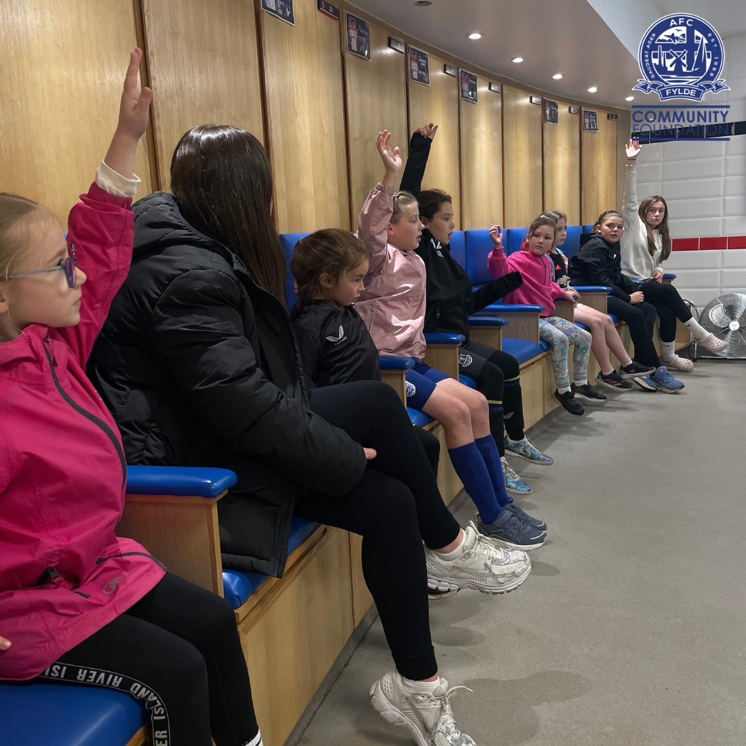 👋 Our Holiday Camps experienced a tour of Mill Farm today, as <a href="/AFCFylde/">AFC Fylde</a> First Team Head Coach stopped by to say hello!

#AFCFyldeFoundation l <a href="/FyldeWomenFC/">AFC Fylde Women</a>