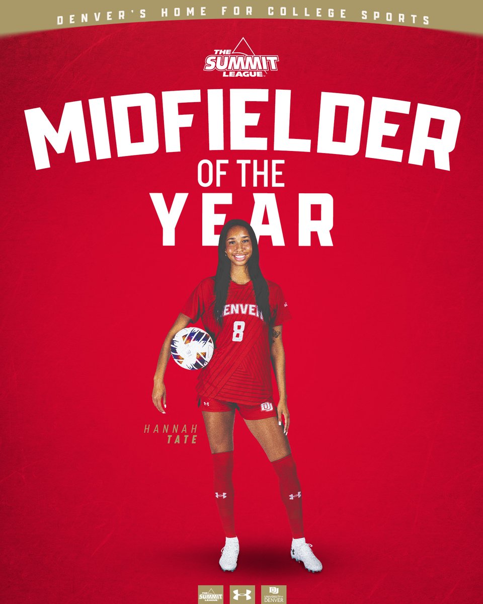 DU_WSoccer's tweet photo. .@TheSummitLeague Midfielder of the Year
🏆 𝙃𝙖𝙣𝙣𝙖𝙝 𝙏𝙖𝙩𝙚

📰 https://t.co/rL2QcUc85I

#GoPios | #SummitWSOC https://t.co/42pyxqmhPH