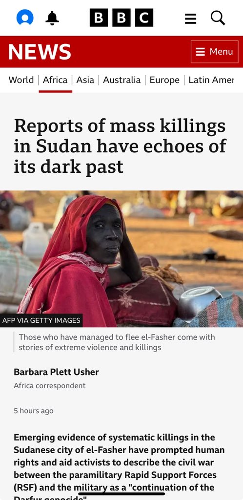 adepstein1's tweet photo. The atrocities in Sudan are unbearable — yet silence from so many celebrities with global platforms  who hand- wring elsewhere is deafening.  Is this what’s known as selective outrage? #sudan https://t.co/oqA2OUIP4y