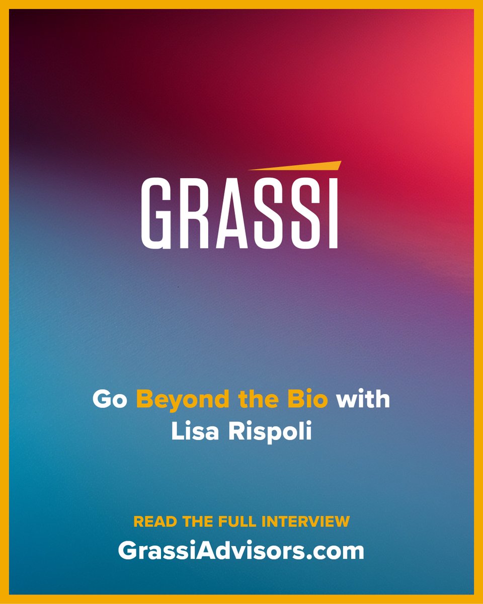 Meet Lisa Rispoli, Partner and Leader of Grassi’s Private Client Services and Trust &amp; Estates Practices. Read Lisa’s Beyond the Bio interview, where she shares lessons on trust, empathy and helping clients make important decisions with confidence: grassiadvisors.com/about-us/beyon…