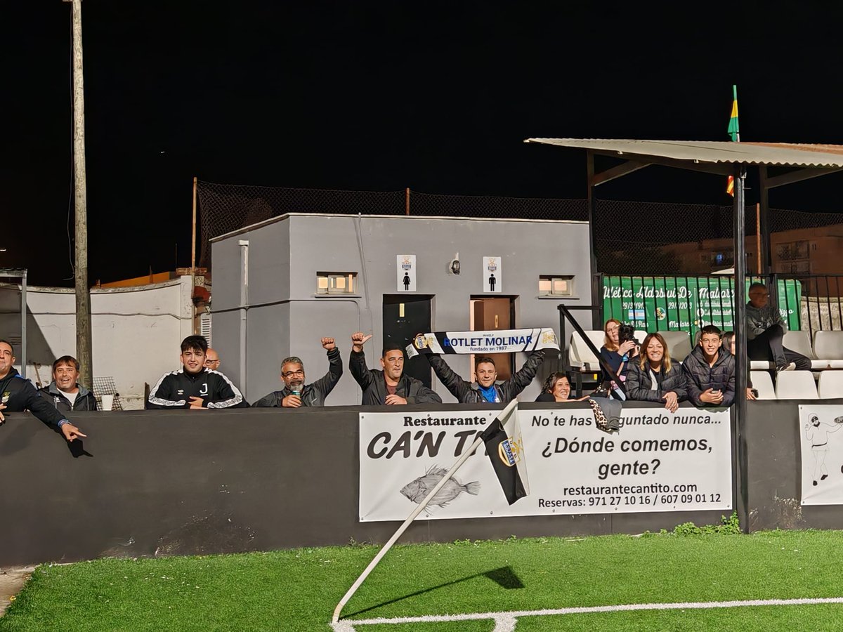 ⚪⚫ Primer equipo 
Rotlet Molinar 1 - Cardassar 2
Partido que el equipo mostró dos caras muy distintas, una buena primera parte en las que nos adelantamos y una segunda parte con errores que el rival aprovechó.