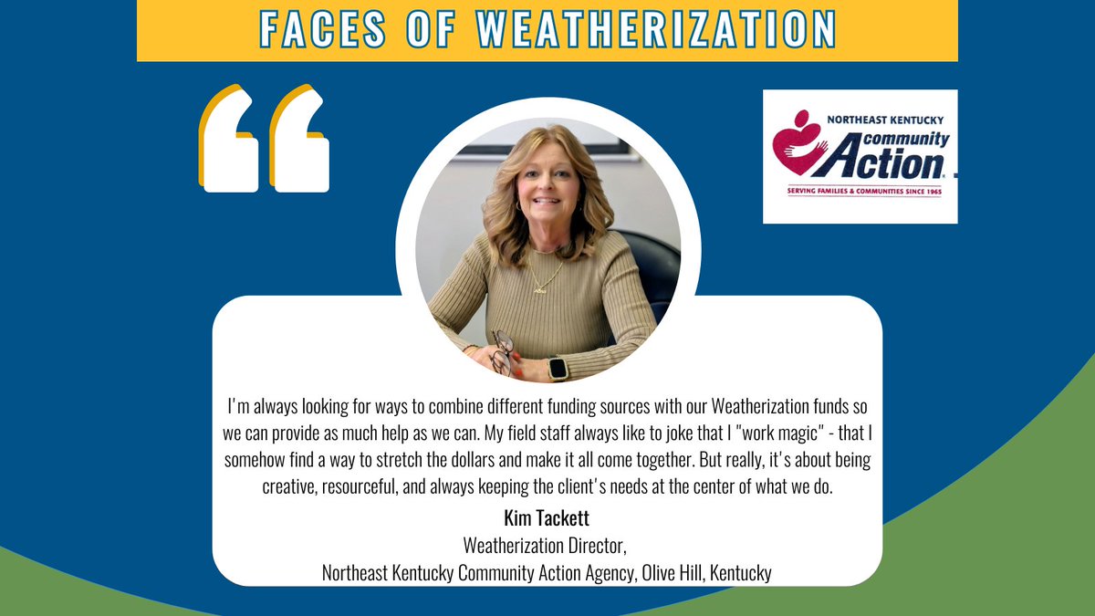 CAPartnership's tweet image. Celebrating #FacesOfWeatherization in Kentucky! #WxDayOct2025 #EnergyAwarenessMonth #WeatherizationWorks