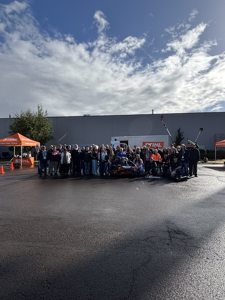 Earlier this month, 48 Wilco team members participated in a product knowledge field day for STIHL. During the event, team members had the opportunity to try out power equipment from STIHL's lineup, including a zero-turn mower, pressure washer, chainsaw, and more. These events