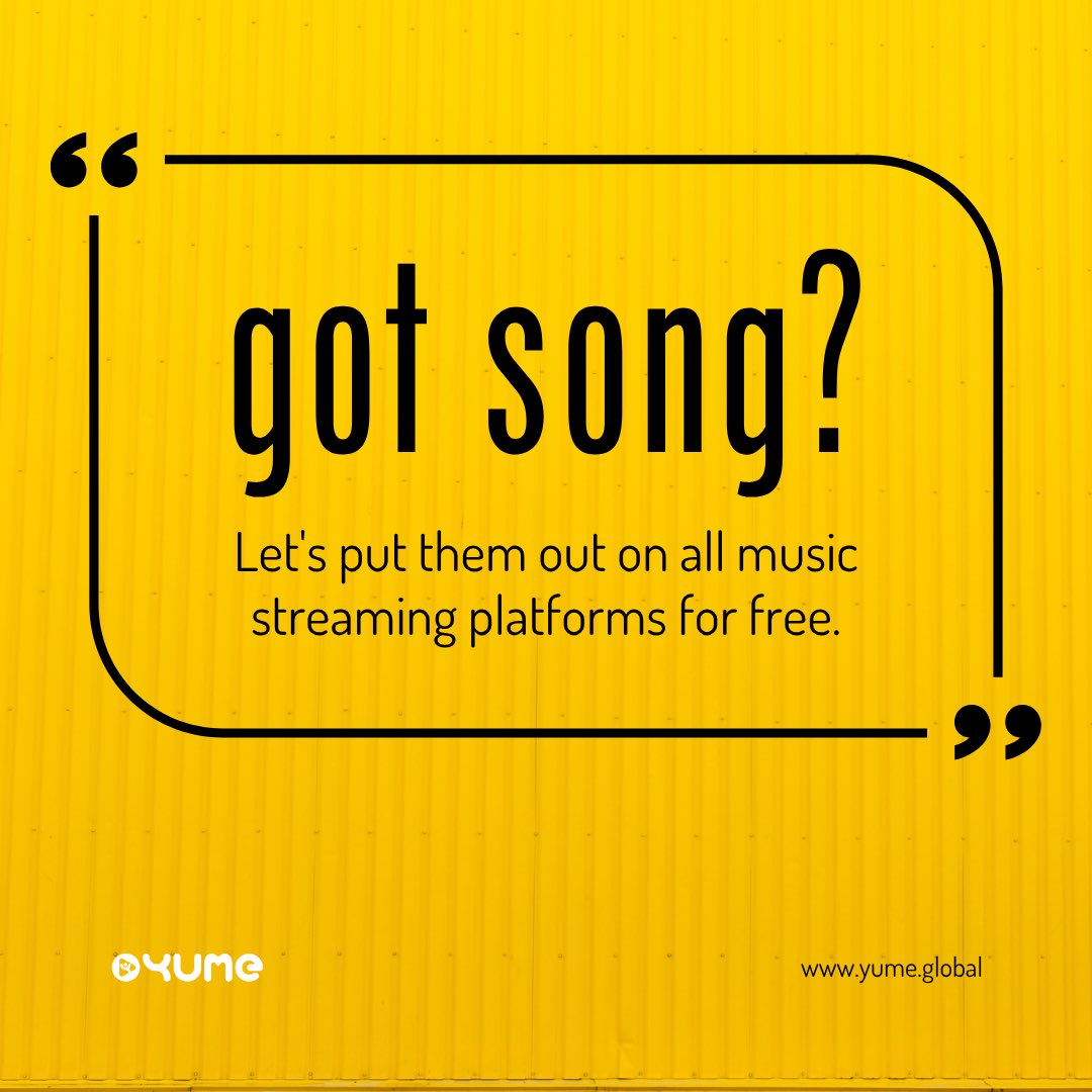 NE_Live_events's tweet photo. 𝐠𝐨𝐭 𝐬𝐨𝐧𝐠? 

#yume #song #songwriter #SingerSongwriter #artist #singer #music #musician #band #composer #rnbmusic #rnb #rockmusic #hiphop #hiphopmusic #alternative #grunge #reggae #punkrock #indiemusic #funk #popmusic #christianmusic #folkmusic #CountryMusic #jazzmusic #rap https://t.co/JAcsOiZpPY
