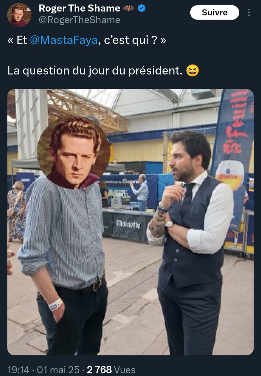 CC80071's tweet photo. @VanEylenDidier On peut dire ça...

Et ça fait 1 moment que GLB soutient et RT régulièrement JD et sa petite clique nuisible de Twitter/X. https://t.co/8zcWPyN1ap