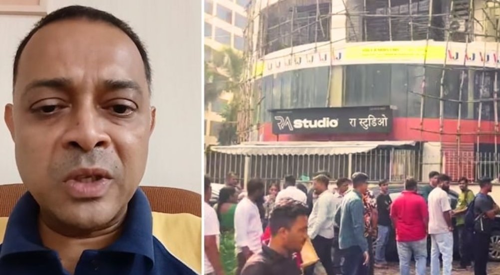 PolicyDataLab's tweet image. Unpaid dues. Denied credit. Rising frustration. 💥
That’s what reportedly pushed Rohit Arya into the shocking Mumbai hostage drama that gripped the nation. 😨
#Mumbai #BreakingNews #HostageCrisis