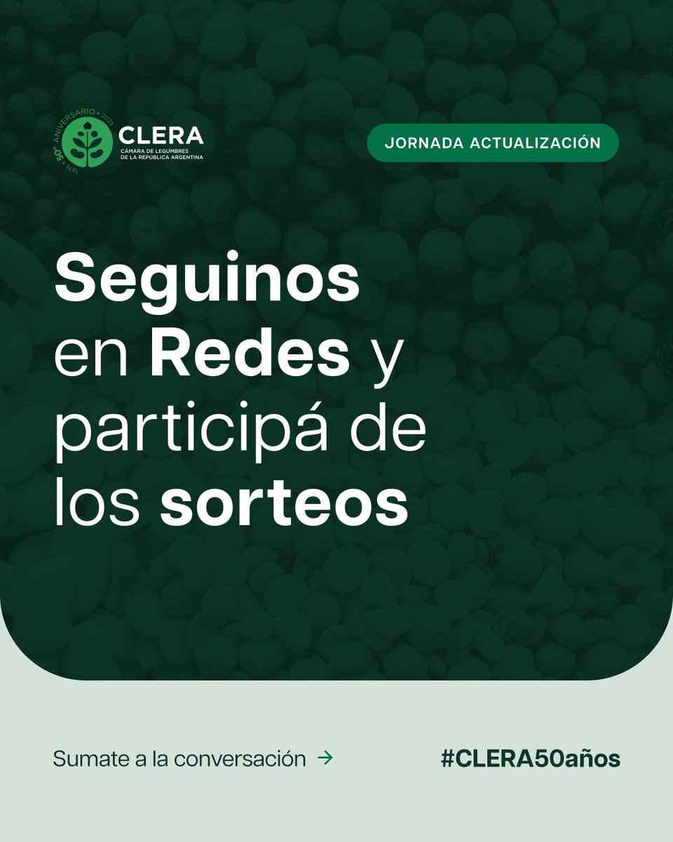 Cám. Legumbres Arg. tweet media