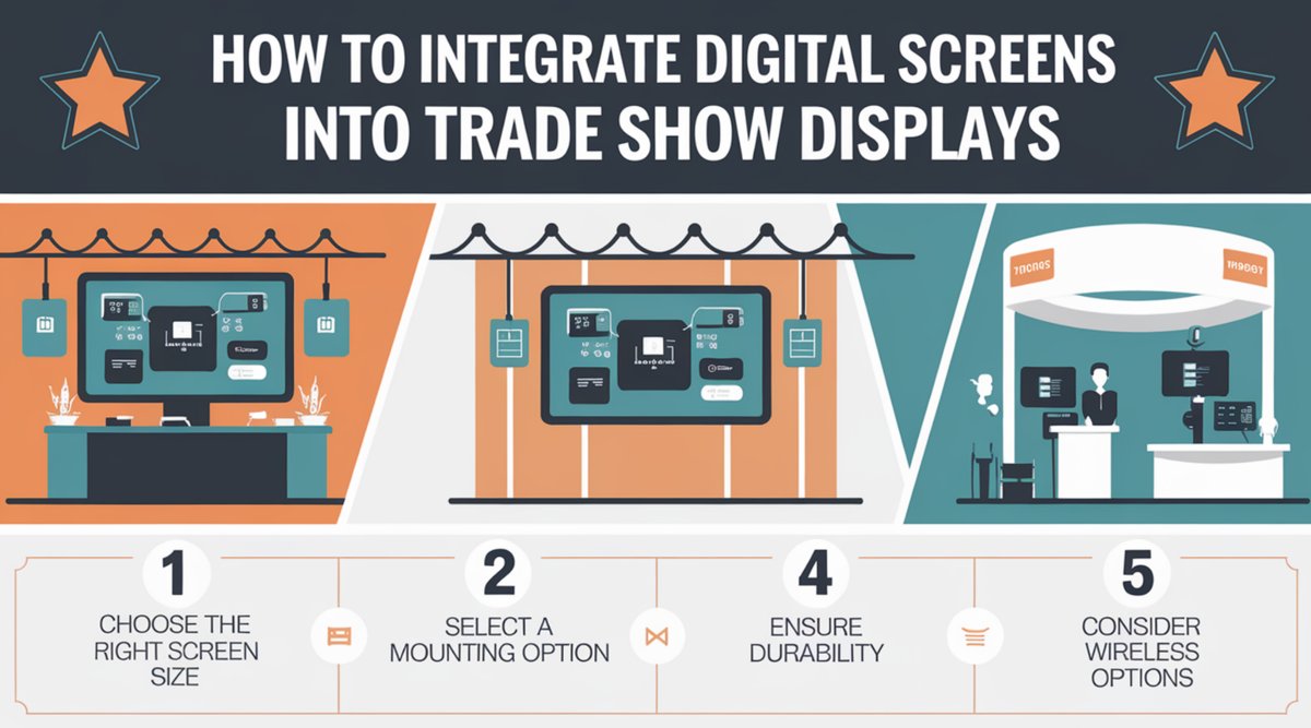 PlatonGraphics's tweet image. Digital screens aren&apos;t just tech, they&apos;re attention magnets. Integrate them into your trade show displays for dynamic, memorable experiences. 📺 #TradeShowTech #DigitalDisplays

platongraphics.com/how-to-integra…