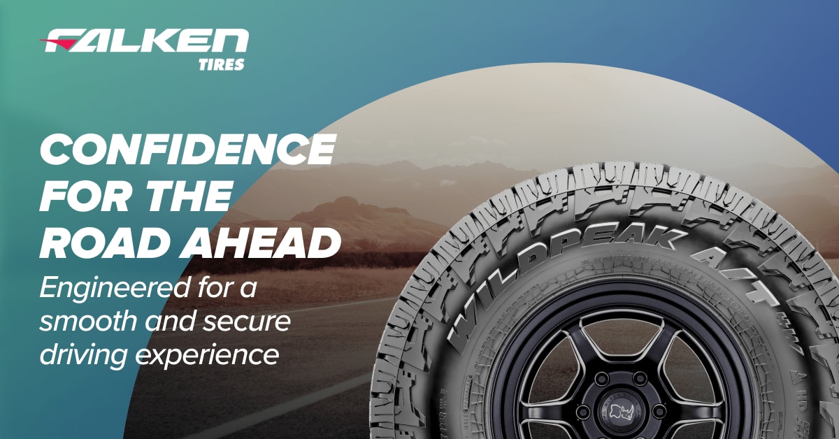 TireProsWE's tweet image. Confidence starts with your tires. 🛞 

Falken Tires are engineered for a smooth, secure ride—so you can focus on the road ahead. 🛣️ 

#FalkenTires #RoadReady #DriveWithConfidence