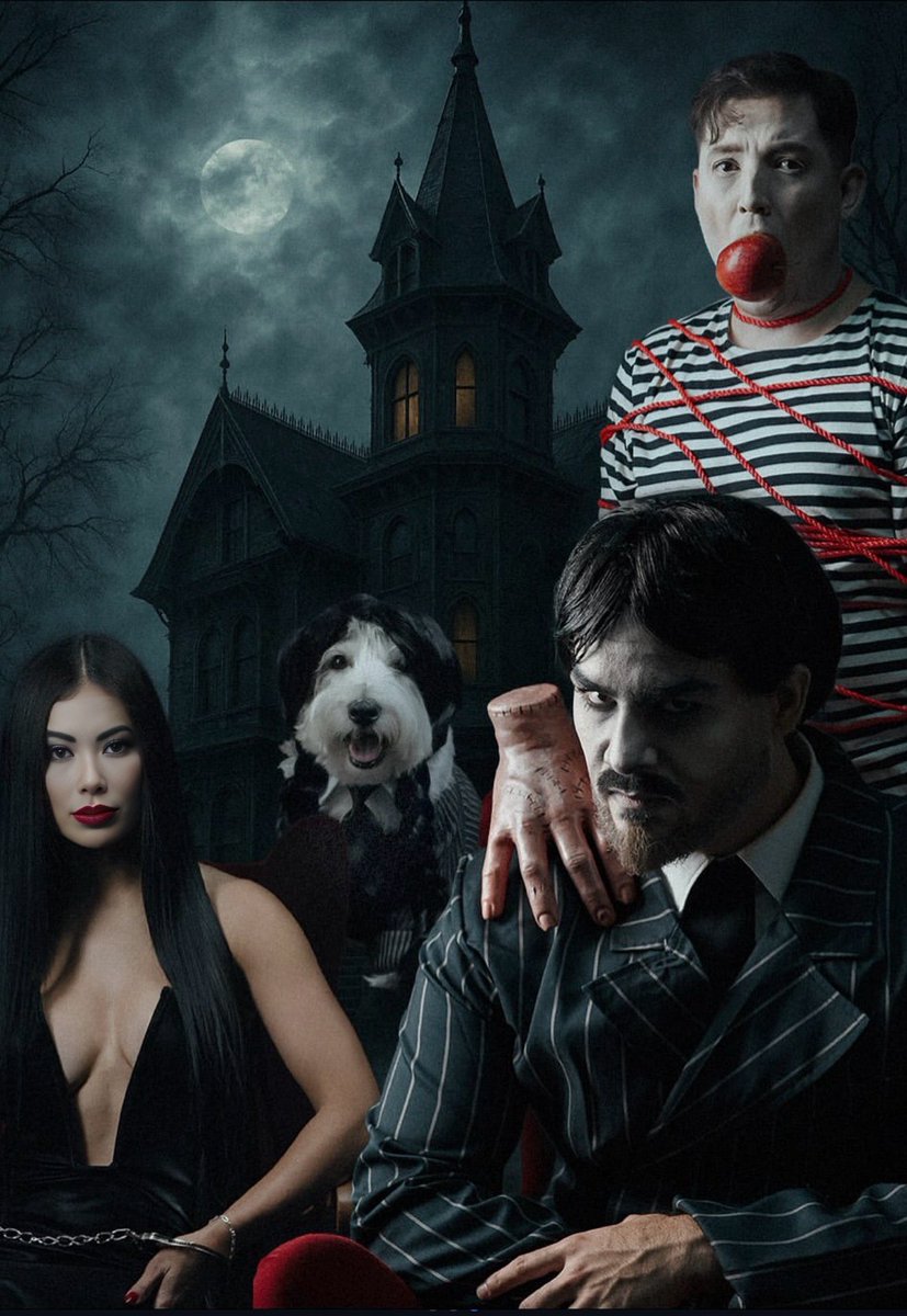 Your trusty Adams Family, Happy Halloween 2025 🕷️🕸️. #RHOTM