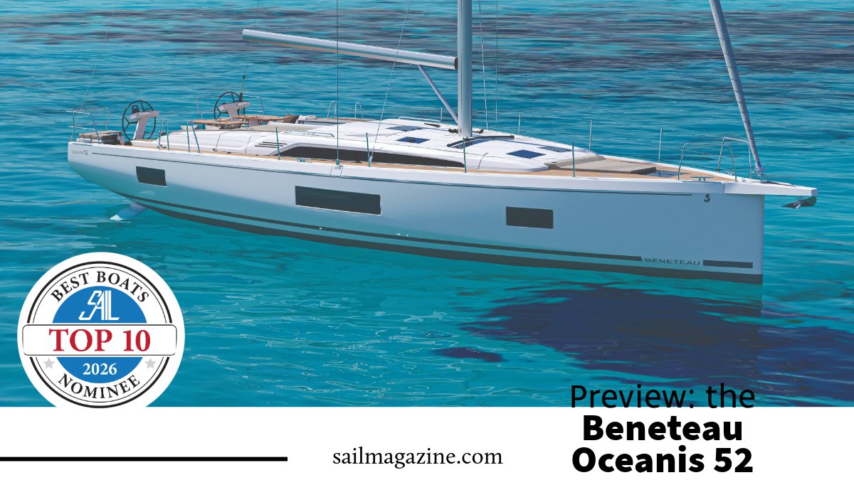 Oceanis made its American debut at the Annapolis Boat Show earlier this month alongside her little sister, the 47. Stay tuned for a full review in SAIL Magazine. tinyurl.com/bkxnjbjy 
#sailmag #sailboats ⛵️ #sail #sailing #boats