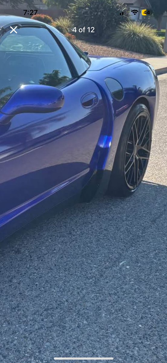 Someone swapped a base c6 front end on a c5