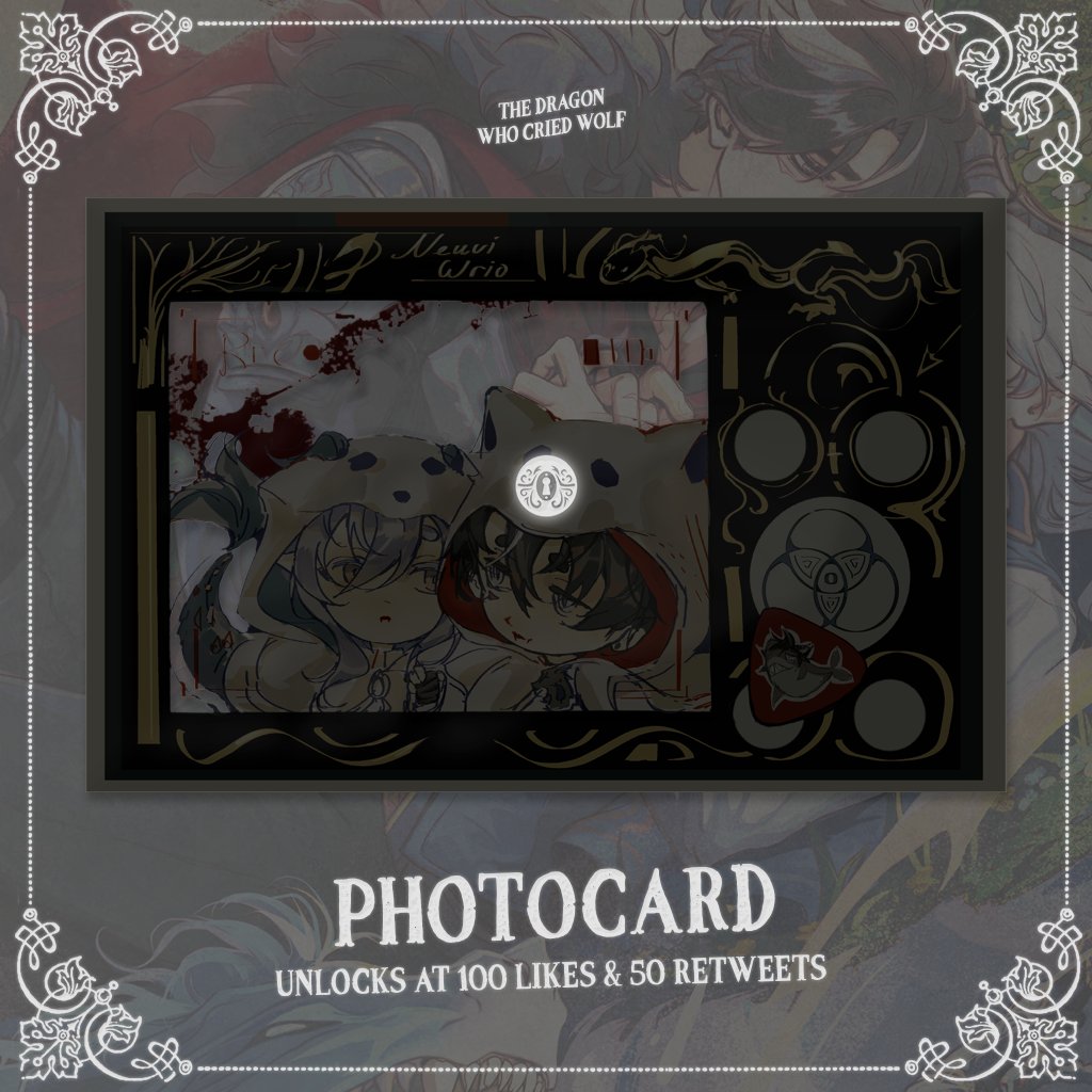 Halloween is nearly upon us...! Which means it's time for our next share goal 🌙

Unlock the festive wriolette photocard below after achieving 100 likes and 50 shares!

{ #wriolette #wriothesley #neuvillette }
