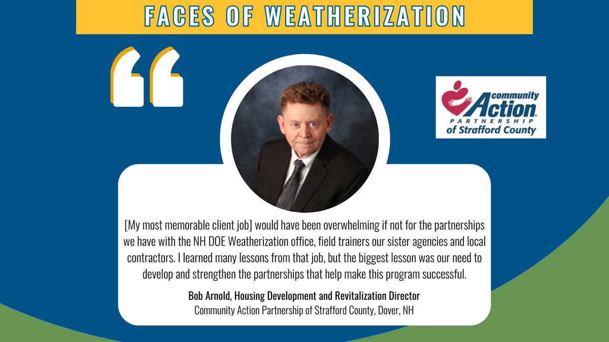 CAPartnership's tweet image. Celebrating #FacesOfWeatherization in New Hampshire! #WxDayOct2025 #EnergyAwarenessMonth #WeatherizationWorks