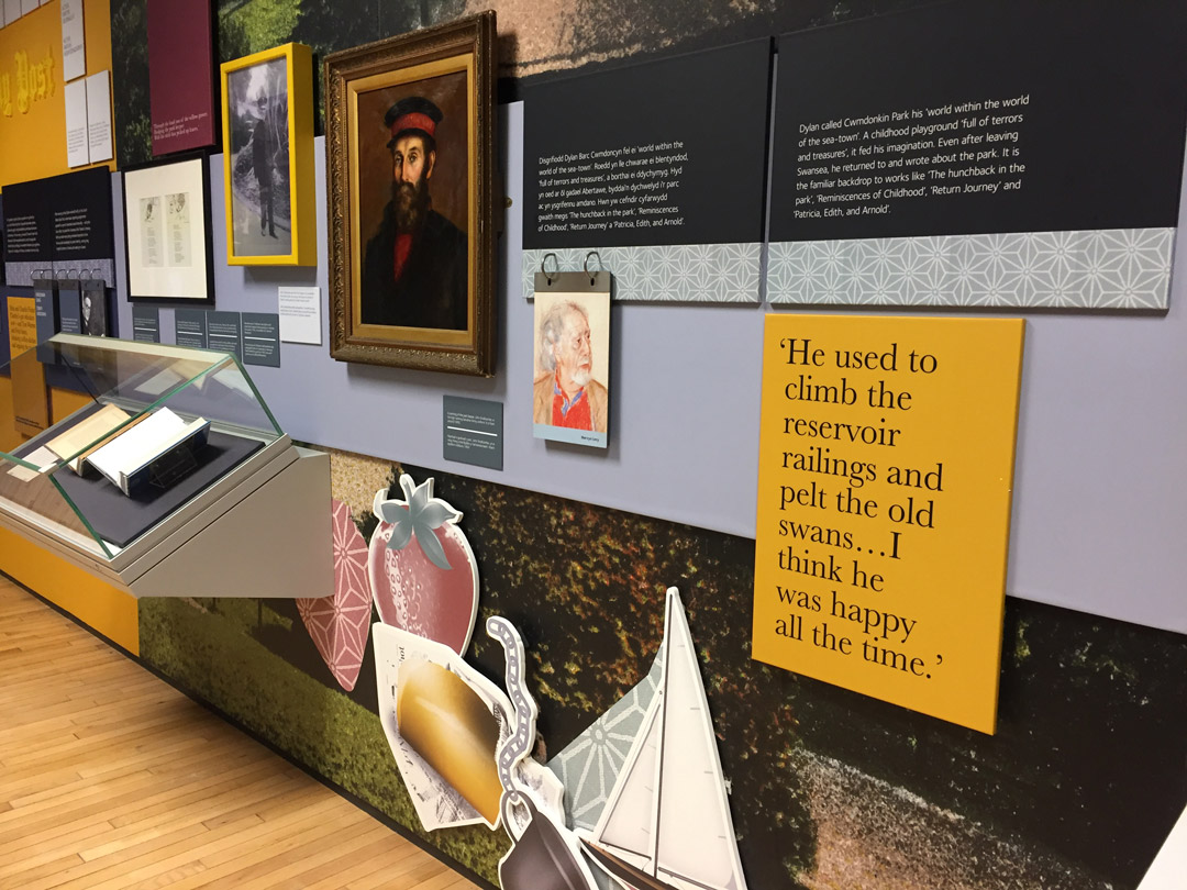 Our free ‘Love the Words’ exhibition explores #DylanThomas’ life and work with manuscripts, recordings, photographs &amp; more! Free, open Wed-Sun from 10am to 4.30pm. dylanthomas.com