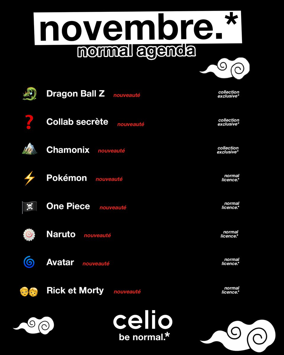 Les collabs de novembre s'annoncent incroyables !
Commente la collab secrète si tu l’as devinée 🤔