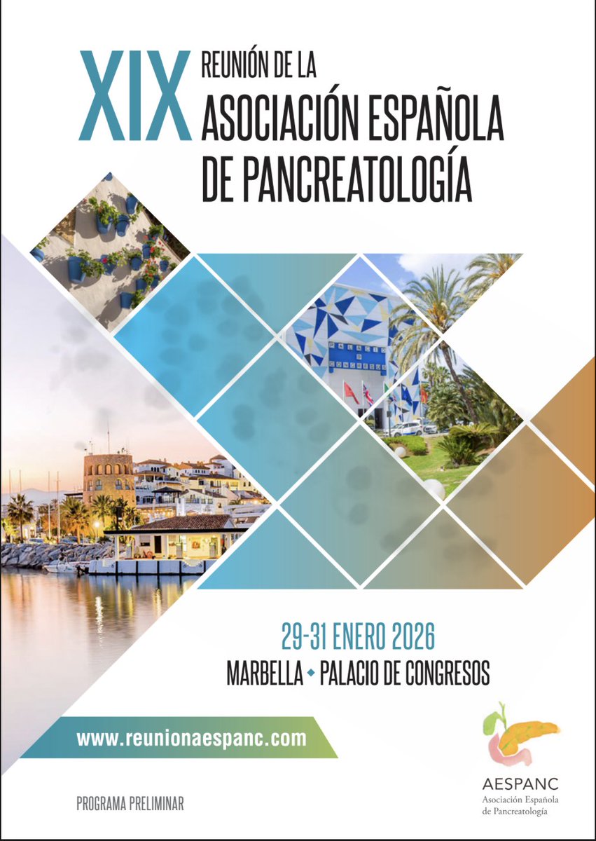 AESPANC's tweet image. 📢📢Aviso  #pancreaslovers 📢📢
Se amplia el 📝plazo de envío de comunicaciones hasta el día 9⃣ de noviembre🗓️
Más ℹ️ sobre programa y envío de comunicaciones reunionaespanc.com
