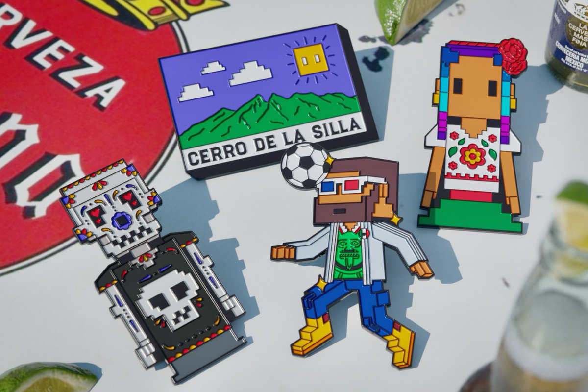 Meebits Pins Series 1 Finale Tomorrow!

Set: <a href="/ethereum_mexico/">Ethereum Mexico 🇲🇽</a>
Supply: 225 
Cost: 50 <a href="/apecoin/">ApeCoin</a>
Date: Friday October 31st  

Mint Waves 
🟪 Meebits, Pins and MEEBSTR holders: 6am to 10am EST 
🧑‍🤝‍🧑 Public: 10am EST