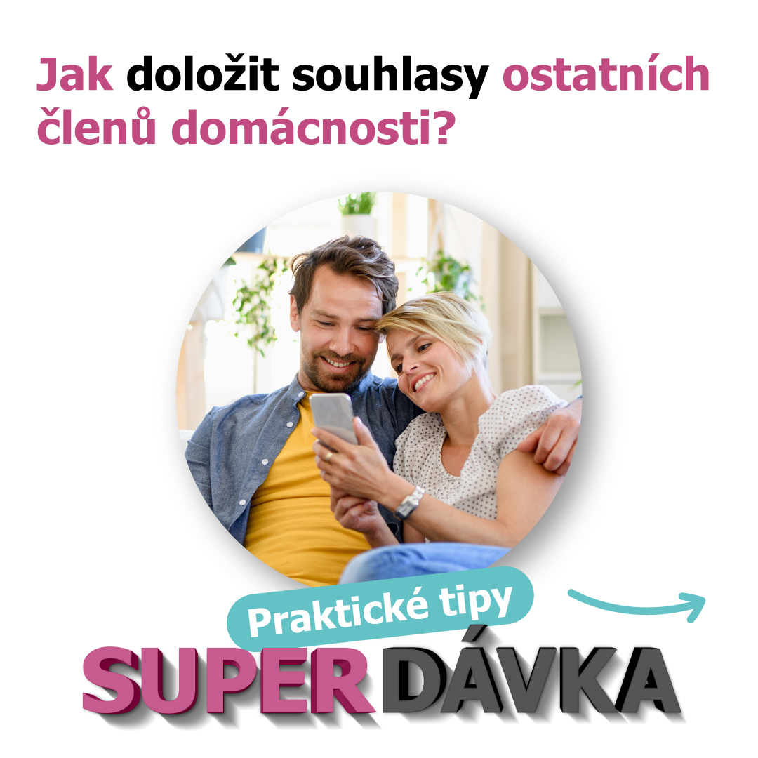 DigiMPSV's tweet image. Jak doložit souhlasy ostatních členů domácnosti?
Formulář ke stažení 🖹 naleznete pod tímto odkazem 👉 mpsv.cz/souhlas-dssp

💪 Jednoduše, přehledně, bez zbytečného papírování. Digitalizujeme, abychom vám zjednodušili život.