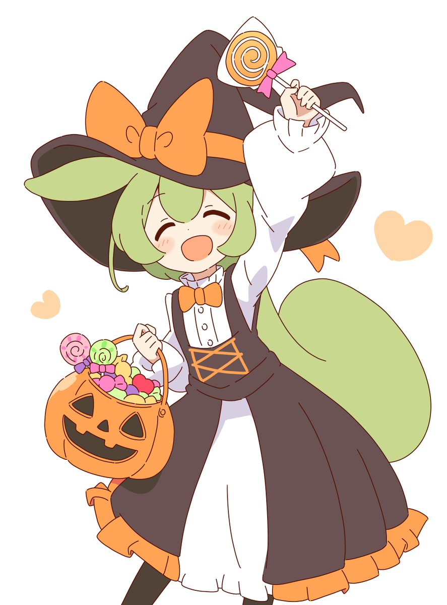 ZunMuT's tweet image. ハロウィンずんだもんが遊びにきたよ！