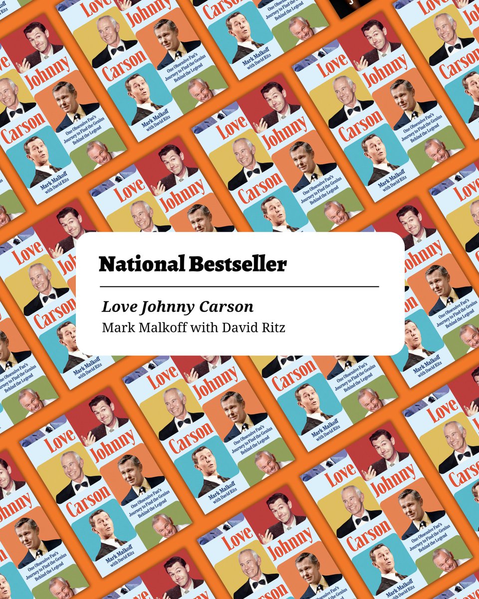 Thanks to everyone who has made my book a National Bestseller! Get your copy: bit.ly/lovejohnnycars… #JohnnyCarson <a href="/DuttonBooks/">Dutton Books</a>