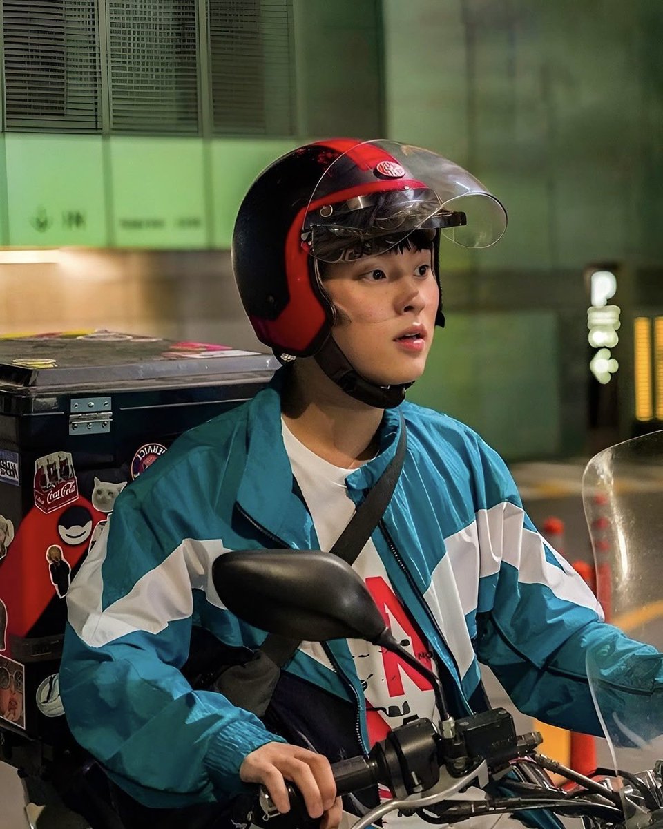 reeboun's tweet photo. shsj delivery boy ahn suho and union biker geum seongje is currently in the works i hope you see the vision https://t.co/ZgS5xDHEVW