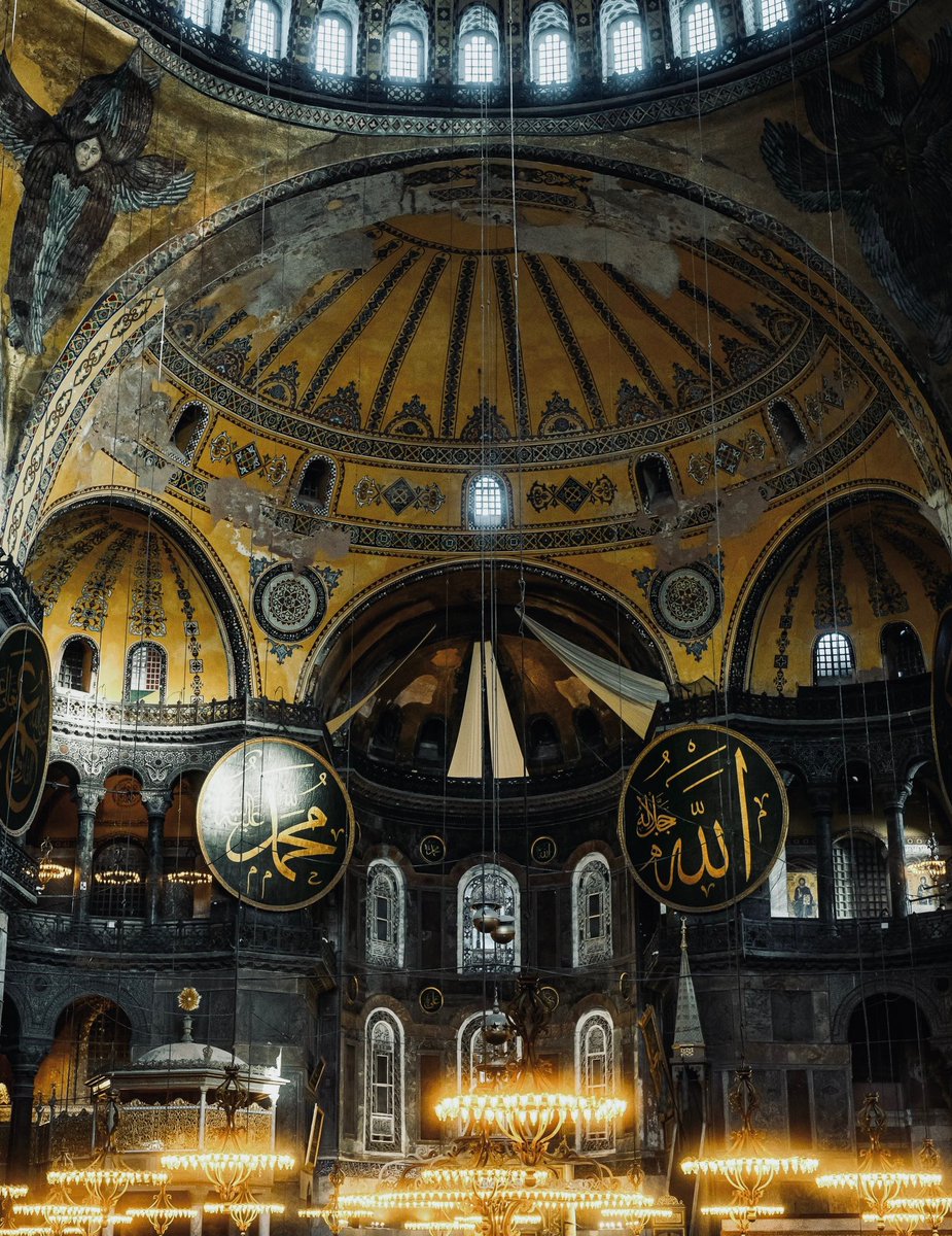 the great hagia sophia mosque, where restoration works will soon begin.