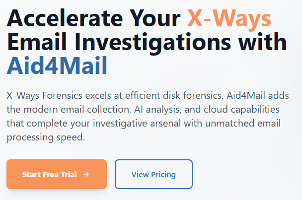 XWaysGuide's tweet image. Yep. I have to try this out.  aid4mail.com/company @Aid4Mail #DFIR
