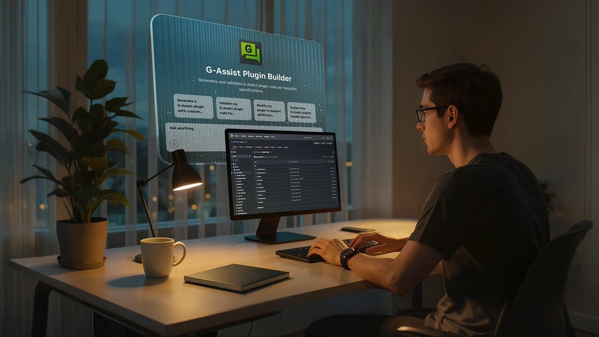 NVIDIA_AI_PC's tweet image. 📣 Our Project G-Assist #AIonRTXHackathon ends November 13th! 📣

Submit a G-Assist plug-in for home control for a chance to win a GeForce RTX 50 Series GPU. 🏆

Get started today ➡️ nvda.ws/4hBLxa2