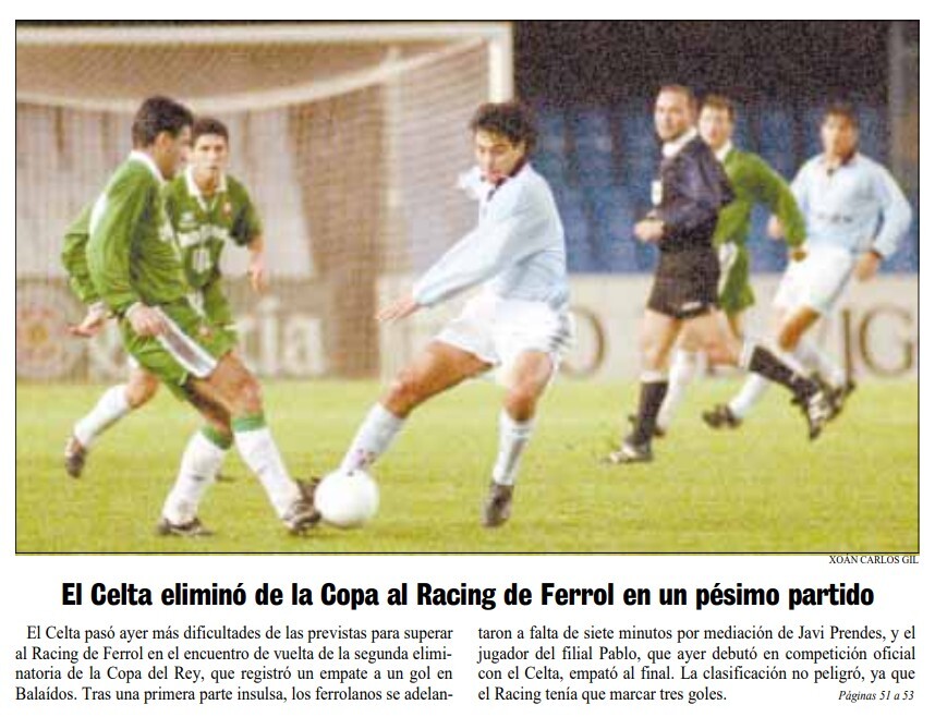 De cuando el actual entrenador del Puerto de Vega, Javi Prendes, anotó un gol al <a href="/RCCelta/">Celta</a> en Copa con el Racing de Ferrol.
x.com/gradaderio/sta…
