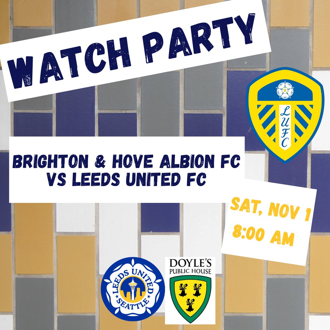 LUFCSeattle's tweet image. It’s time for a south Sound meet-up!

Join us this Saturday @DoylesPub in Tacoma for our next watch party. An 8 am kick will practically feel like sleeping in! Great breakfast, incredible drinks, and perfect Saturday morning vibes await you!

21+ only.