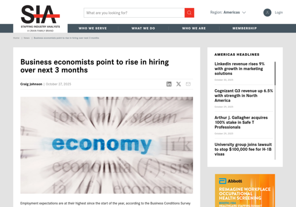 JobSeekers's tweet photo. 👔 Business economists point to rise in hiring over next 3 months #compliance #RECRUITING #jobs #IT #aml #execsearch #banking #LenAdams #CYBERSECURITY #staffing #acgresources #AdamsConsultingGroup https://t.co/alnTsh4zjV https://t.co/NpJSTN1eAc