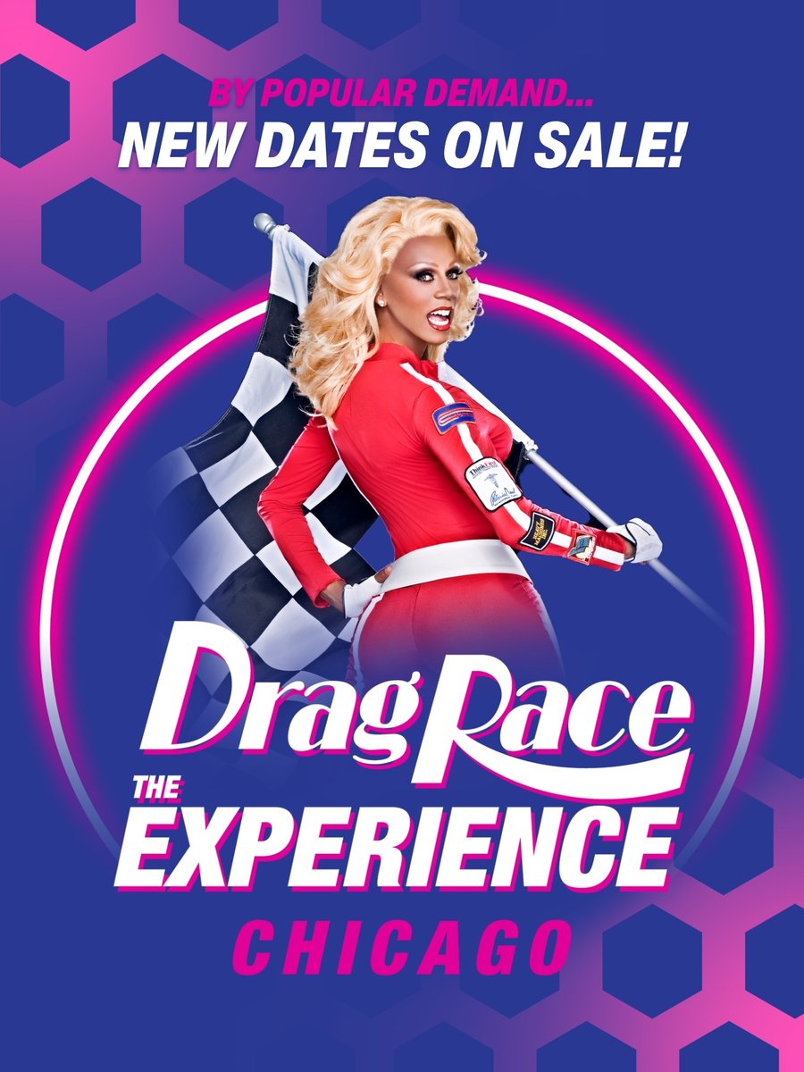 Step inside the REAL set from RuPaul’s Drag Race! 👑 #DragRaceEXP
 
Drag Race: The Experience is coming to Chicago and tickets are going fast, NEW Thursday and Friday tickets JUST ADDED! bit.ly/4nOh36h
 
🗓 Opening Black Friday Weekend 2025 | Chicago, IL