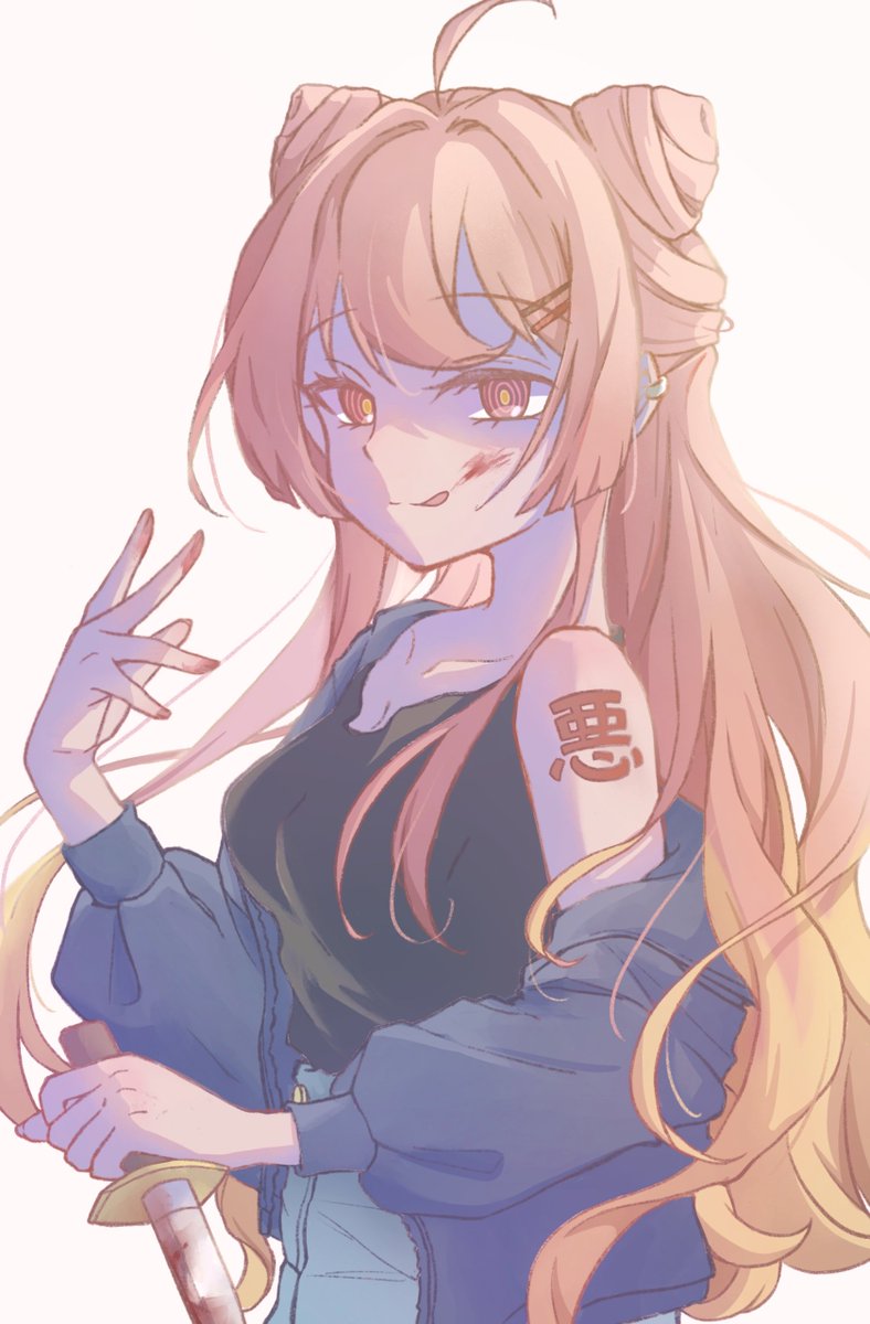 azukirara404's tweet photo. 萬聖節😈🔪🔪🔪
 #AzKirART https://t.co/i77HrfwlIH