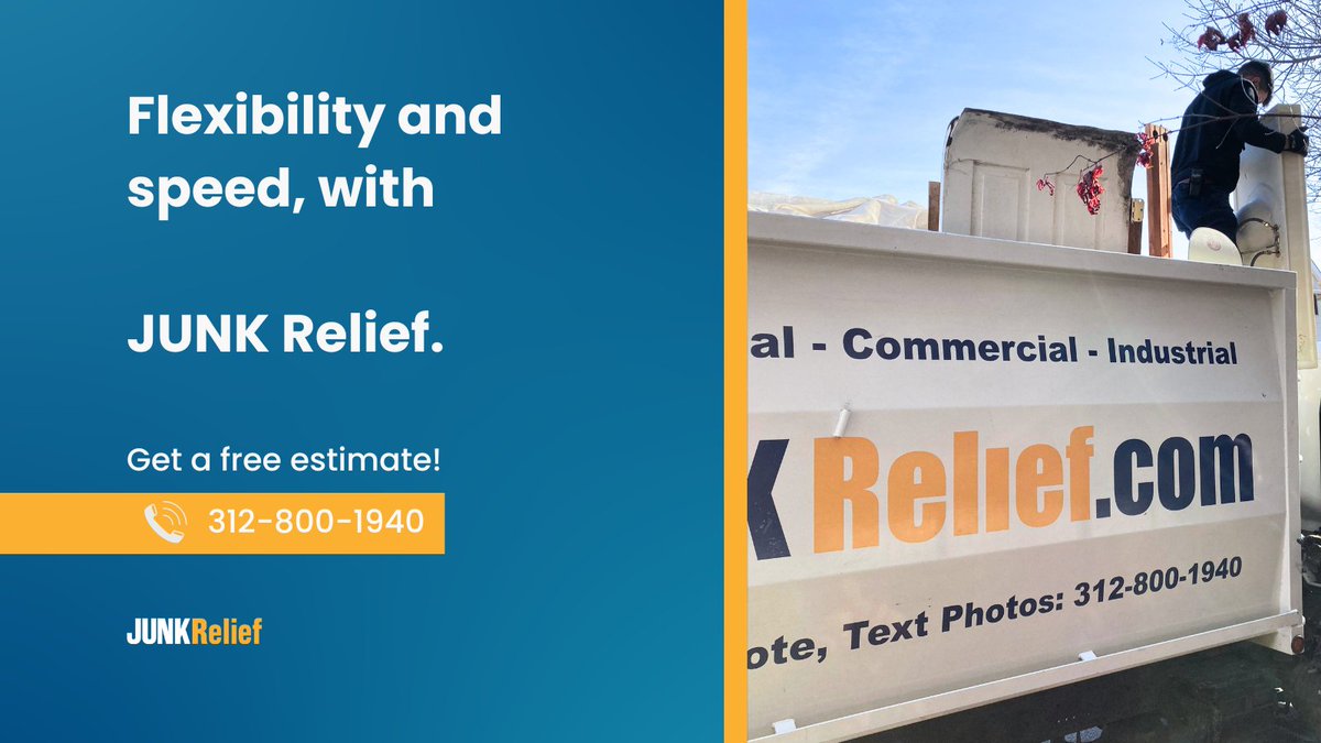 JunkRelief's tweet image. Whether you’re facing an unexpected cleanout, a last-minute project, or a massive warehouse overhaul, JUNK Relief is built to adapt quickly and get the job done without slowing you down. 🍃 

#fastservice #flexiblesolutions #junkremoval