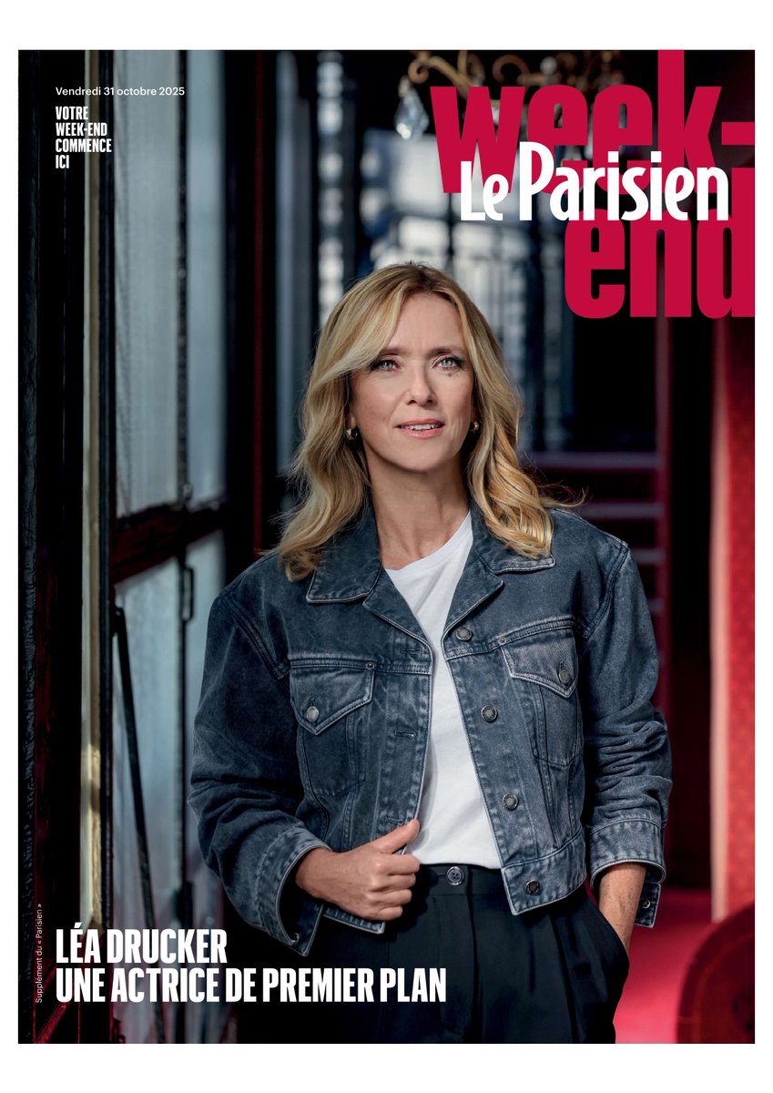 ⭐️À la Une du <a href="/leparisienwe/">Le Parisien Week-End</a> de cette semaine :  

Du drame à la comédie, des films d’auteur aux séries populaires, Léa Drucker s’impose comme une véritable coureuse de fond, sur scène comme à l’écran.
 
➡️À retrouver dans les points de vente habituels.