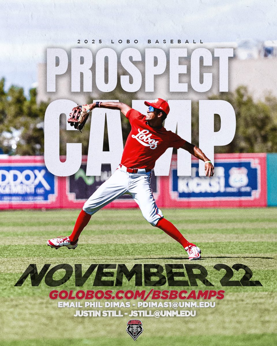 UNM Baseball Prospect Camp November 22nd!!
todbrownbaseballcamps.totalcamps.com/About%20Us