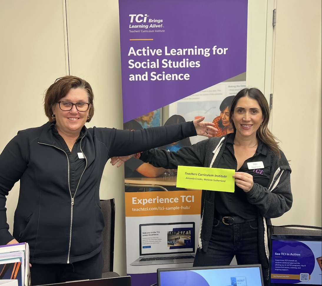 TeachTCI's tweet image. The TCI Team is in Frisco, TX for the @txsocialstudies Texas Council for the Social Studies Conference (10/30-11/2). 🤠 

Make sure to stop by our booth to explore TCI’s K–12 Social Studies programs. 

#TXCSS2025 #txcss #TXEd