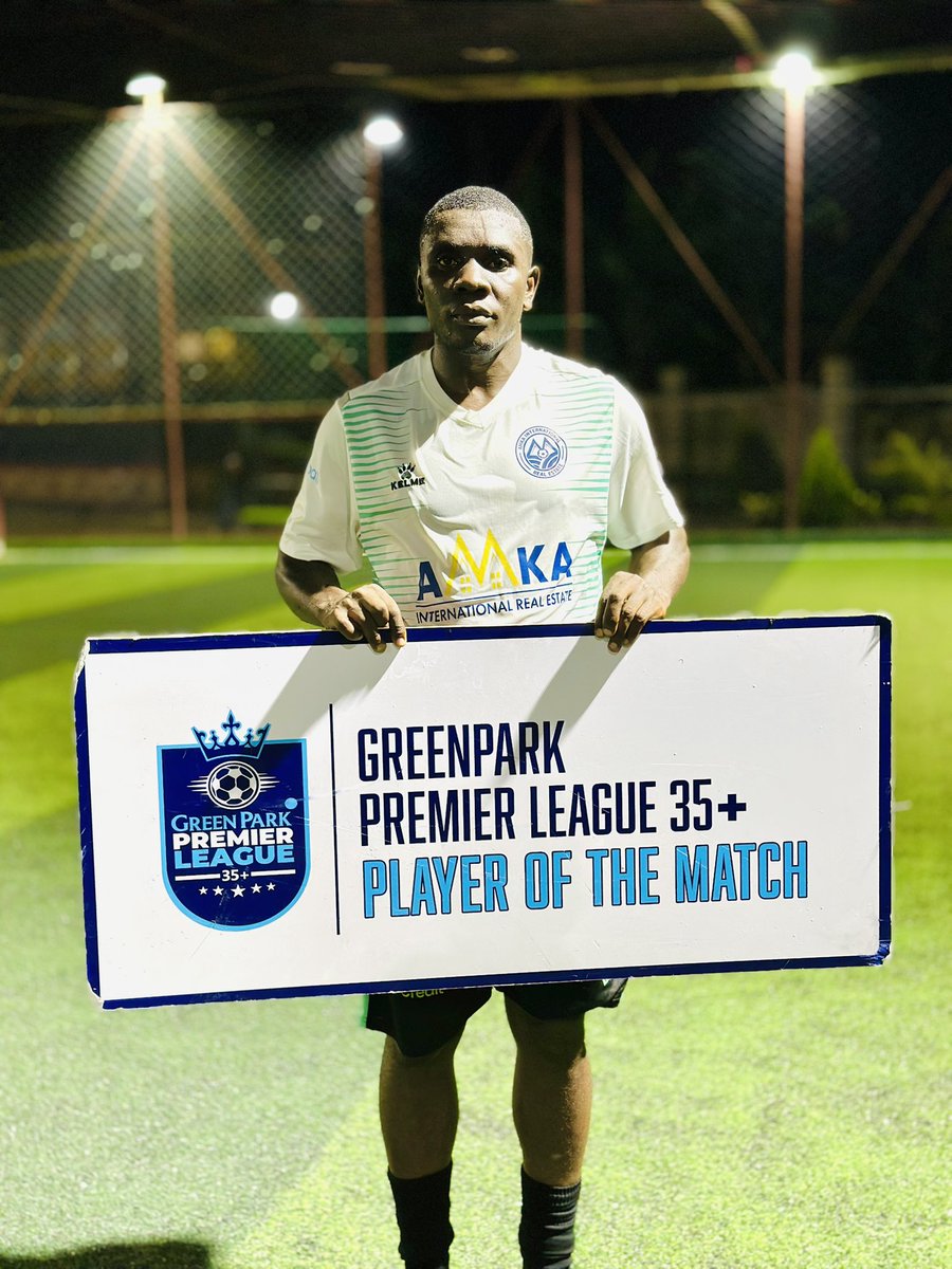🔷𝗙𝗨𝗟𝗟 𝗧𝗜𝗠𝗘🔷

Ruharo Concrete 0:2 <a href="/amka_real/">Amka International Real Estate</a> 

Player of the Match CHRIS⚽️ 
🥂 🍾

#GreenParkPremierLeague 35+
Get Your Game On 💙💙
