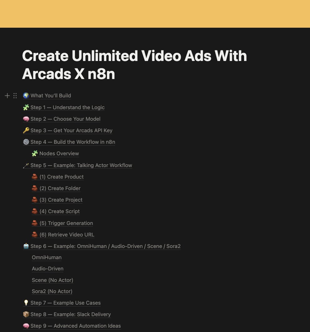 lorenzo_pravata's tweet image. This ai agent with arcads api is insane
We're creating over 100 ads/day for our 8-fig DTC clients.
I've just created a tutorial on how you can do the same:
- n8n + meta + google drive
- ready to post realistic videos & creators
- find creative output & diversity easily post…