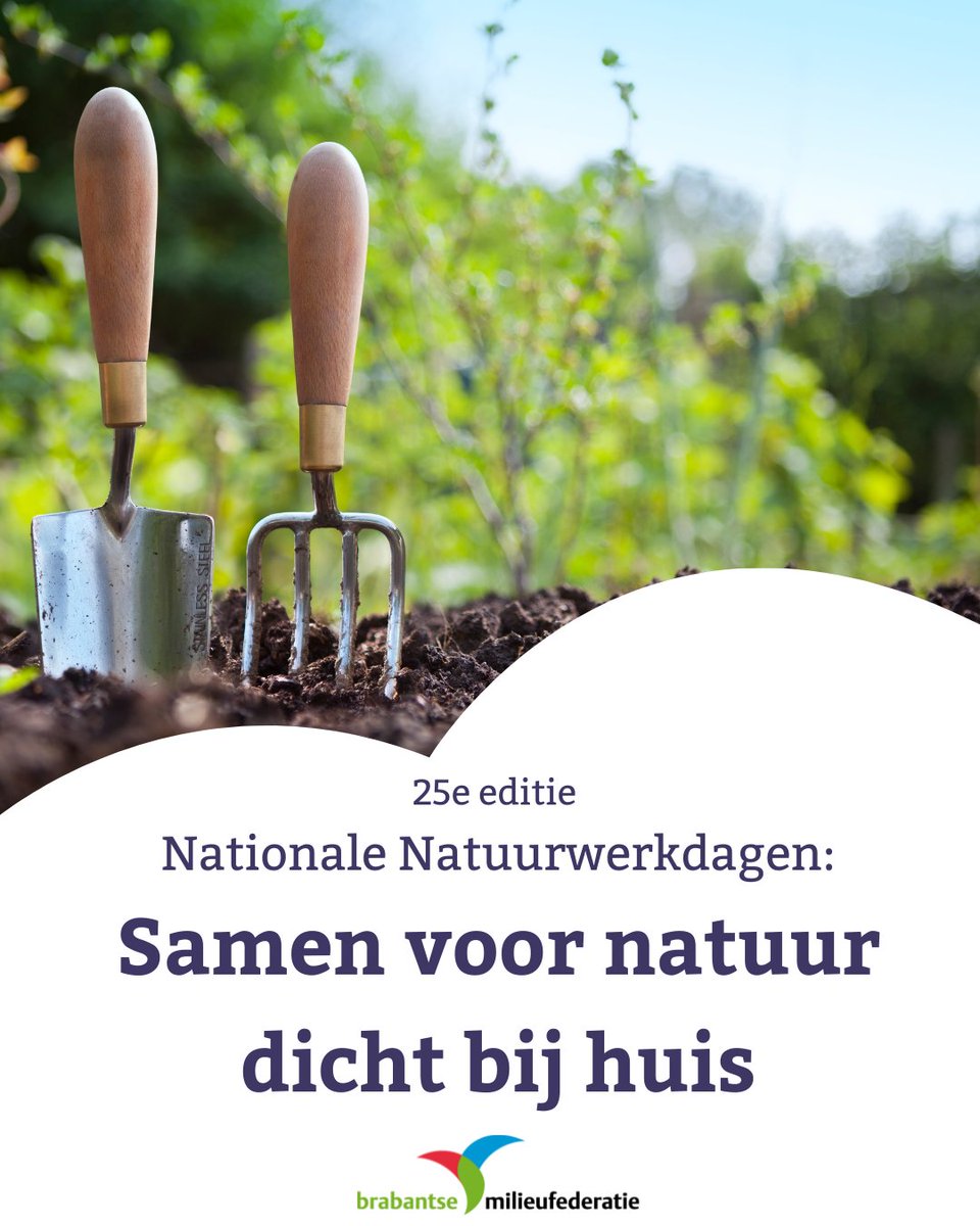 Op vrijdag 31 oktober en zaterdag 1 november 2025 is het weer zover: de Natuurwerkdag 🌳 Deze 25e editie wordt georganiseerd door LandschappenNL, samen met provinciale landschapsorganisaties en honderden lokale natuurbeheerders. Kijk op natuurwerkdag.nl!