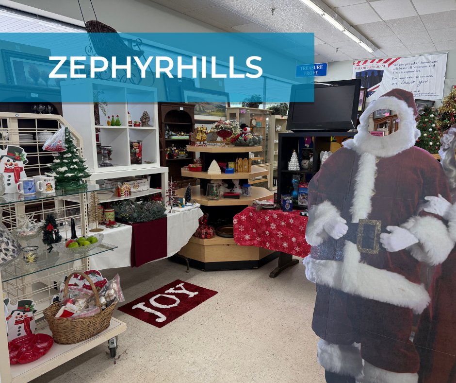 LT_Thrift's tweet image. HO HO HO! We&apos;re in the Christmas spirit already at our Zephyrhills location - stop in and stock up early! 🎄

#thriftingcommunity #thrift #zephyrhills
