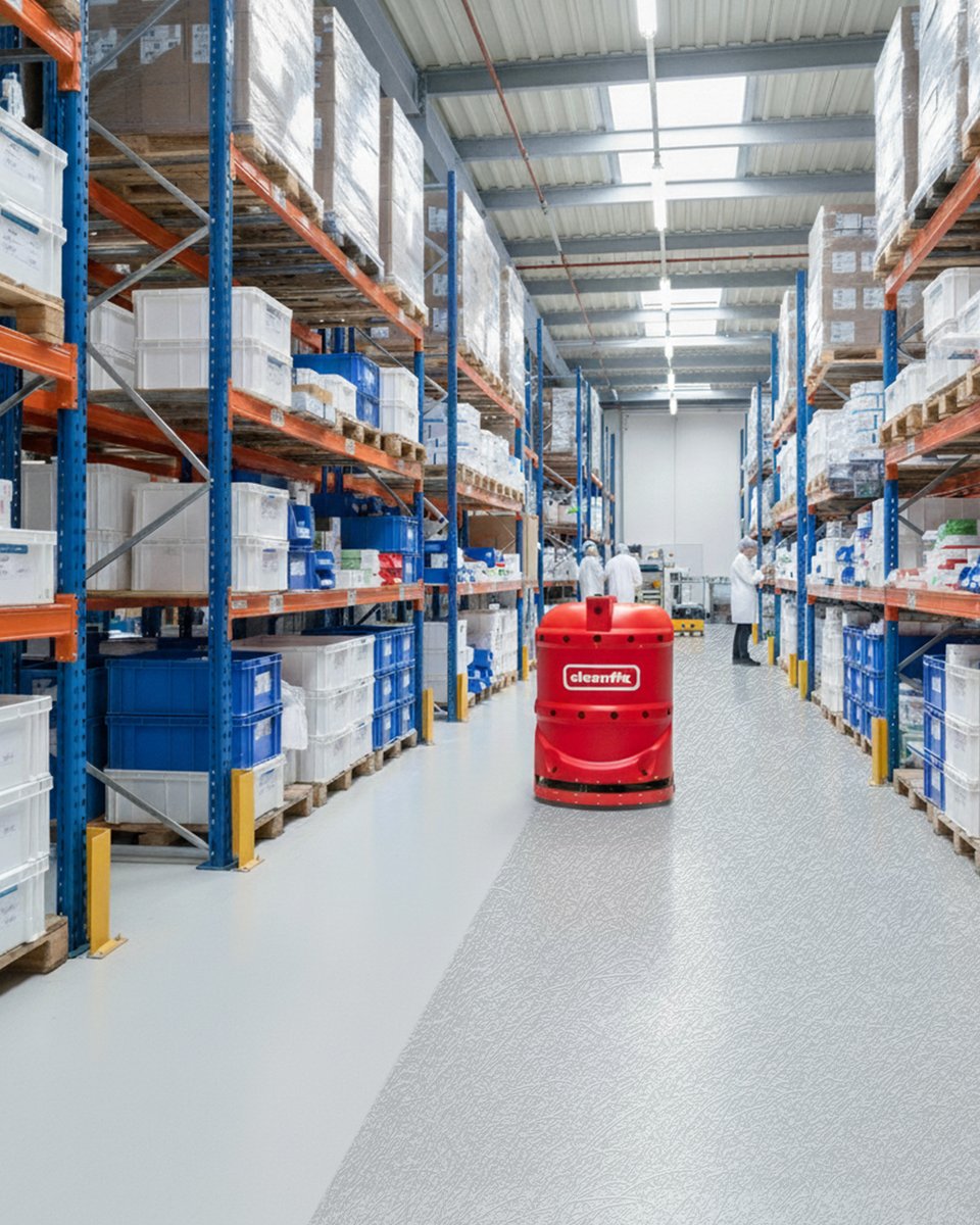 CleanfixRobot's tweet image. 𝗠𝗲𝗱𝗶𝗰𝗮𝗹 𝘄𝗮𝗿𝗲𝗵𝗼𝘂𝘀𝗲 𝗰𝗹𝗲𝗮𝗻𝗶𝗻𝗴 — 𝗵𝘆𝗴𝗶𝗲𝗻𝗲-𝗰𝗿𝗶𝘁𝗶𝗰𝗮𝗹 𝘇𝗼𝗻𝗲𝘀 🏥

In rooms with the highest cleanliness requirements, the #RA660Navi XL delivers consistent, traceable floor care with precise, repeatable coverage.