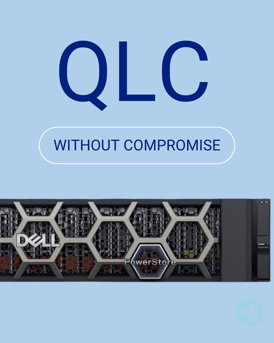 joshdabrams's tweet image. Storage technology evolution never ceases to amaze. QLC SSDs, once a budget-friendly option, are now business-critical solutions.

Dell PowerStore leads the charge, proving how innovation can elevate QLC to meet modern business demands. 

del.ly/601871S9G #iwork4dell