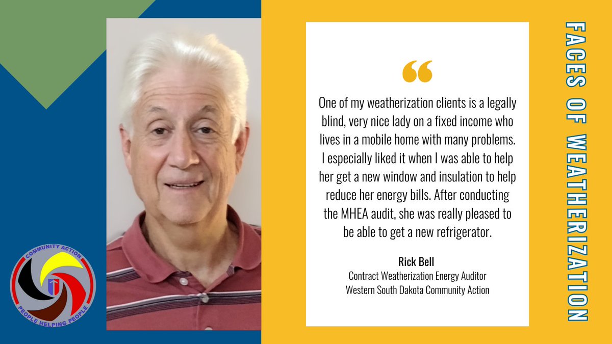 CAPartnership's tweet image. Celebrating #FacesOfWeatherization in South Dakota! #WxDayOct2025 #EnergyAwarenessMonth #WeatherizationWorks
