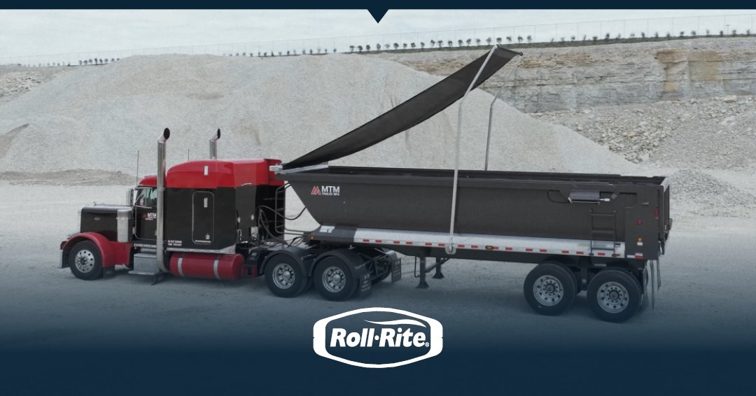 Need tarps as tough as your loads? 💪

Get the best guide on heavy-duty truck &amp; trailer tarps for automated tarping at loom.ly/sTBoXRY

Photo featuring Super Duty Series tarp system courtesy of MTM Trailers at mtmtrailers.com 

#rollrite #tarps #trucking #trailers