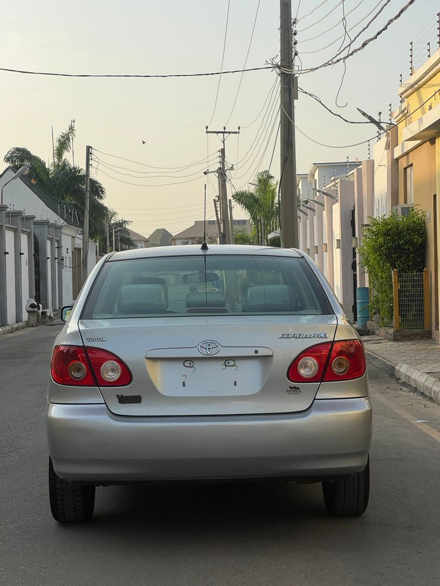HussainIdr68136's tweet photo. Toyota Corolla LE 2008 for Sale
📌 Location: Kano
💰 Price: ₦8,000,000
🛞 Condition: Very clean, well-maintained, smooth engine &amp; gear, AC chilling, nothing to fix — buy &amp; drive
📞 Contact: 08100511214 https://t.co/ote9tps8a5