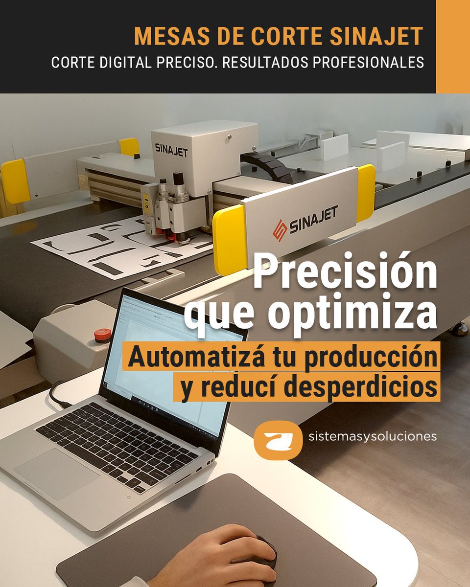 SisySol's tweet image. 📩 ¿Querés llevar tu producción al siguiente nivel? Contactanos y descubrí cómo Sinajet puede transformar tu proceso.

+54 11 2787-0446
info@sistemasysoluciones.com

#Sinajet #CorteDigital #AutomatizaciónGráfica #SistemasYSoluciones